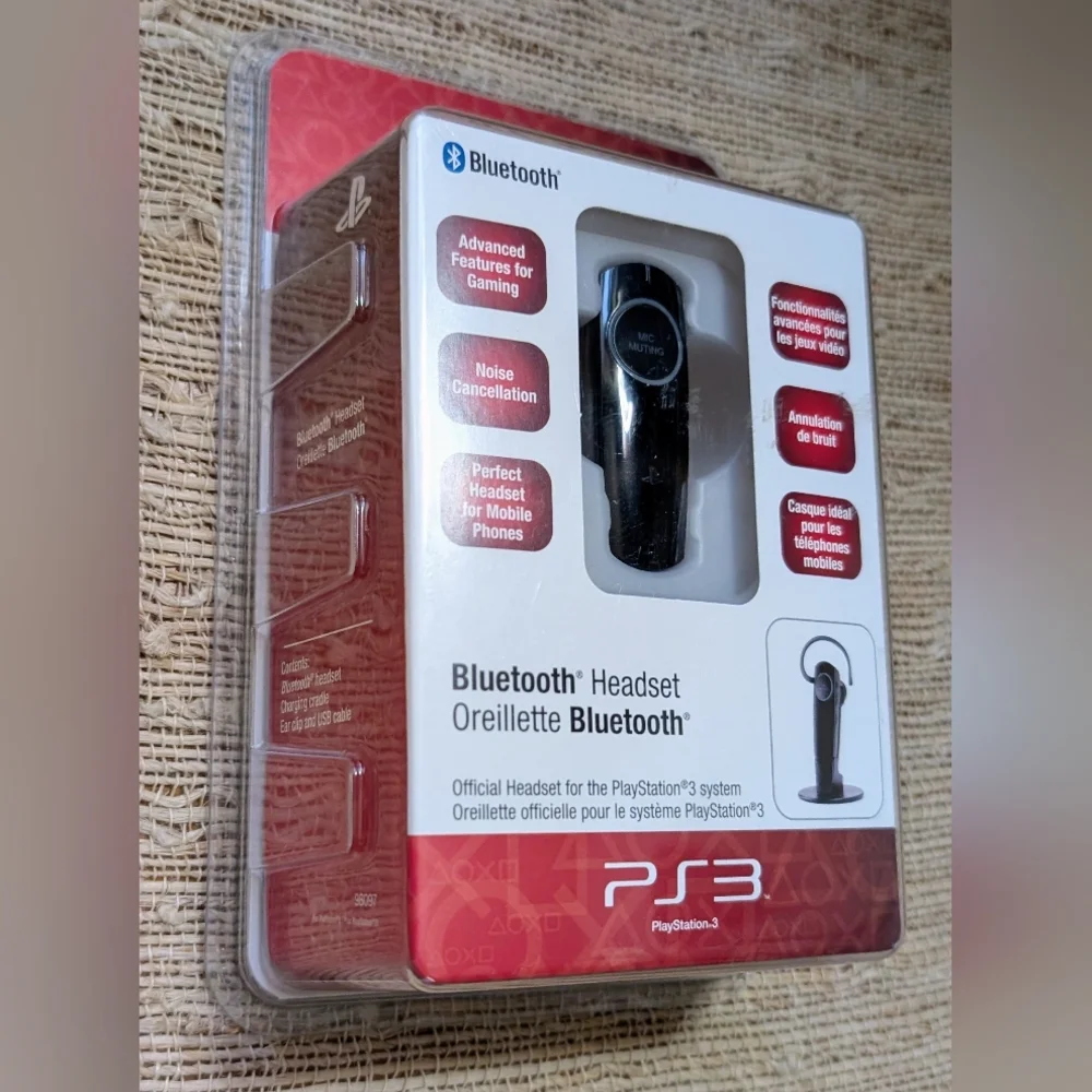 Sony PS3 PlayStation 3 Wireless Bluetooth Headset New Sealed